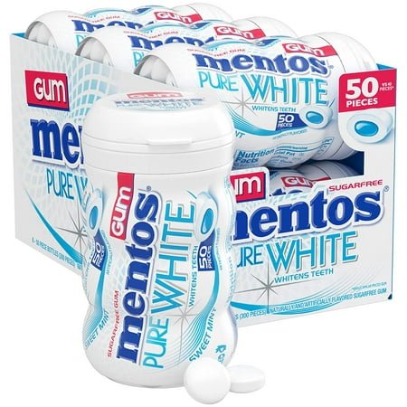 MENTOS GUM SWEET MINT, BOTTLES 10 CT