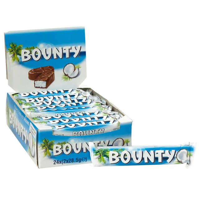 BOUNTY, CHOCOLATE BAR 24 CT