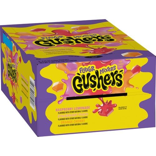 FRUIT GUSHERS, MIXED FRUITS ( PURPLE ) 4 OZ 8 CT