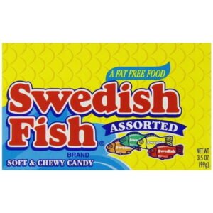SWEDISH FISH , THEATER BOX 3.5 OZ 12 CT