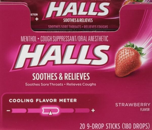 HALLS STRWBERRY , 20 CT