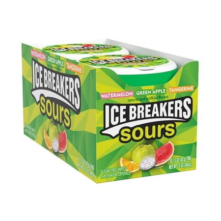 ICE BREAKERS SOUR, WATERMELON & LEMONADE 8 CT *1618*