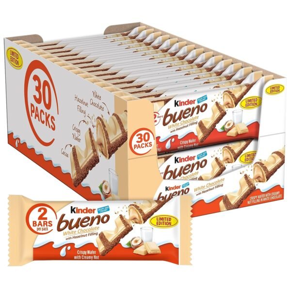 WAVER BUENO, WHITE CHOCLATE 30 CT *2060*