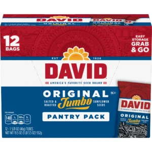 DAVID SUNFLOWER SEEDS, TUBES ORIGINAL 12 CT *796*