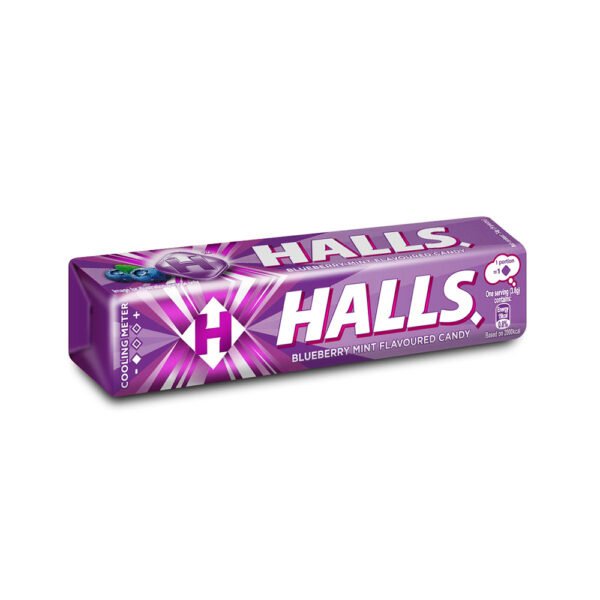 HALLS BLUEBERRY * NEW * 20 CT