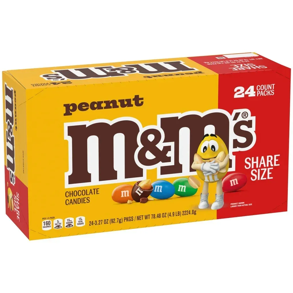 M&M'S, PEANUT KING SIZE 24 CT
