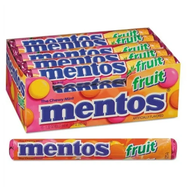 MENTOS, FRUIT 16 CT