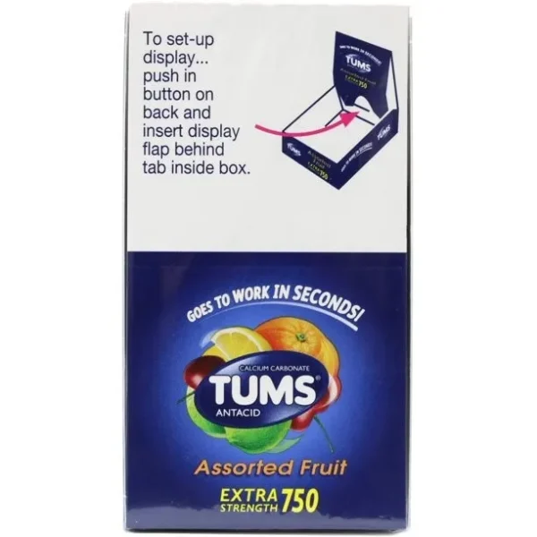 TUMS, ASSORTED FRUIT 12 CT *336*