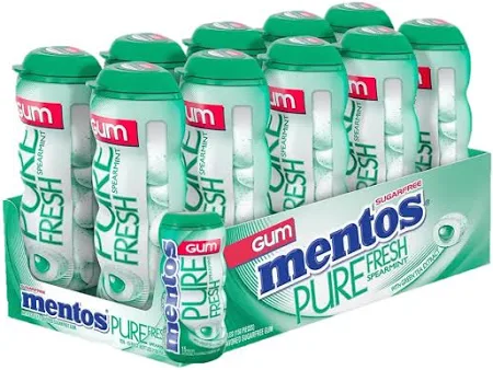 MENTOS GUM, SPEARMINT 10 CT *469*