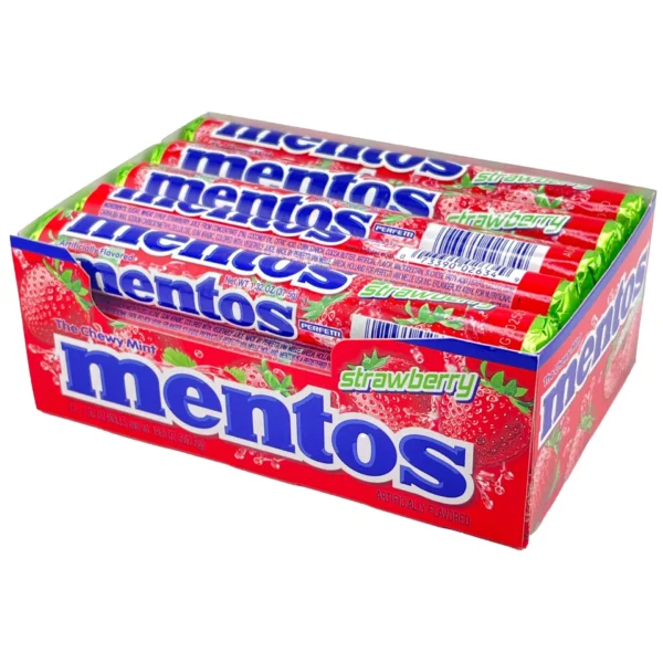 MENTOS, STRWBERRY 15 CT *350*