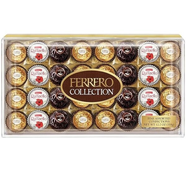 FERRERO COLLECTION, HAZELNUT, CHOCOLATE & COCONUT 32  CT