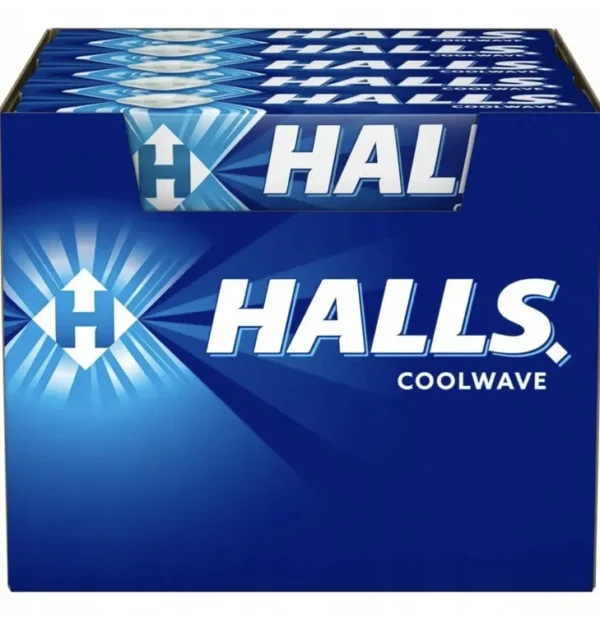 HALLS COUGHT DROPS COOLWAVE E, 20 CT