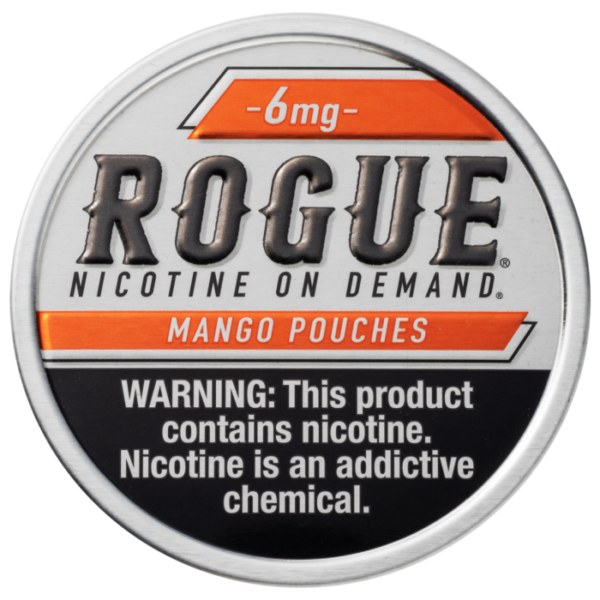 ROGUE 6 NICOTINE POUCHES MANGO 5 CT