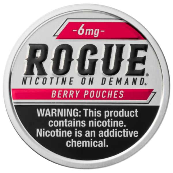 ROGUE 6 NICOTINE POUCHES BERRY  5 CT