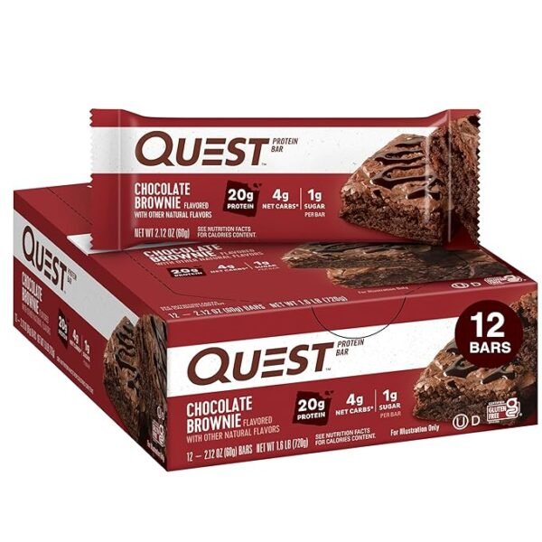 QUEST , PROTEIN BAR CHOCOLATE BROWNIE 12 CT