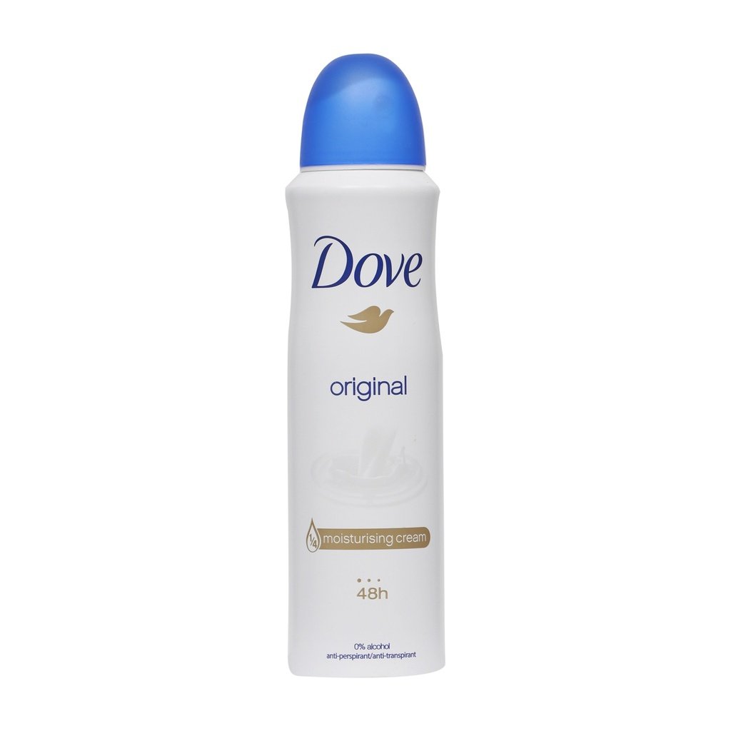 DOVE SPRAY , OIRGNAL 150 ML 1 CT - SUNSHINE WHOLESALE