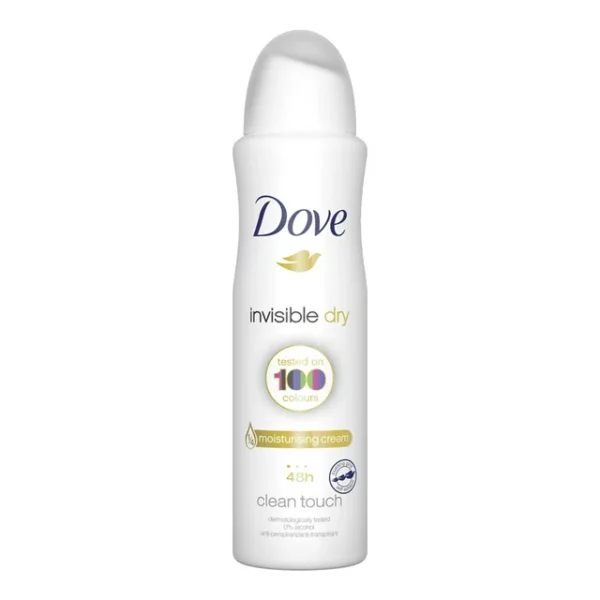 DOVE SPRAY , INVISIBLE DRY 150 ML 1 CT