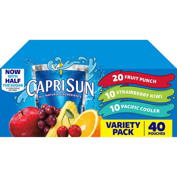CAPRISUN 4 FLAVORS (10 EACH) 4/10 *975*