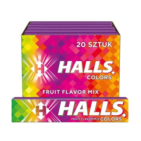 HALLS FRUIT MIX COLORS 20 CT