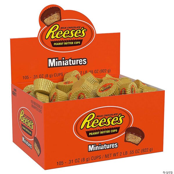 REESE'S PEANUT BUTTER CUPS MINIATURES 105 CT