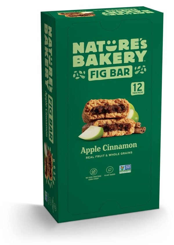 NATURE'S BAKERY FIG BAR, CINNAMON APPLE 12 CT