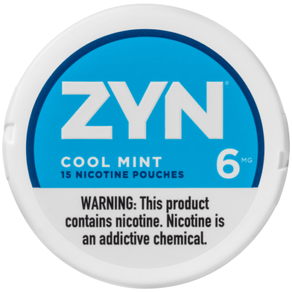 ZYN 6 MG COOL MINT , NICOTINE POUCHES 5 CT