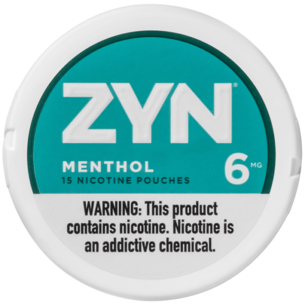 ZYN 6 MG MENTHOL  , NICOTINE POUCHES 5 CT *NEW*