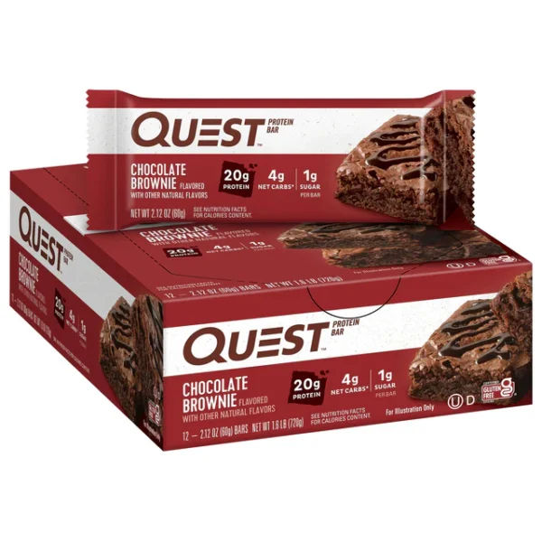 QUEST , PROTEIN BAR CHOCOLATE BROWNIE 12 CT