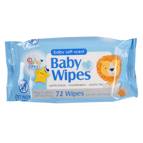 BABY WIPES 12 CT BLUE