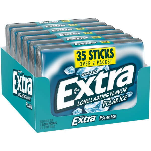 WRIGLEYS EXTRA MEGA 35 STICKS POLAR ICE