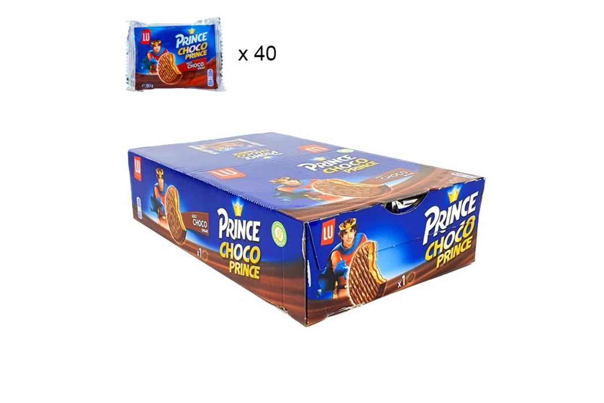 LU PRINCE CHOCO BISCUITS 28.5 G × 40 CT