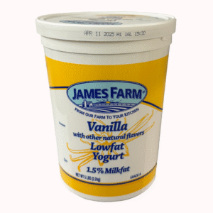 # VANILLA YOGHURT JAMES FARM 5 LB