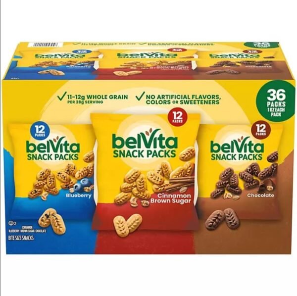 BELVITA BISCUITS VARIETY PACKS , BROWN SUGER 36 CT