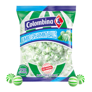 COLOBIANA JUMBO SPEARMINT BALLS 120 CT