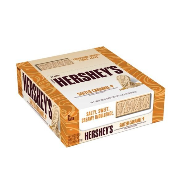 HERSHEY'S SALTED CARAMEL & TOFFEE 24 CT