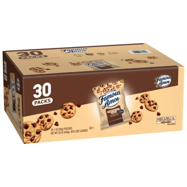 FAMOUS AMOS CHOCOLATE CHIP 3 OZ 30 CT