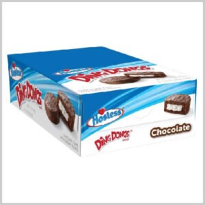 HOSTESS DING DONG CHOCOLATE CAKE WITH CREAMY FILLING  X 6 CT