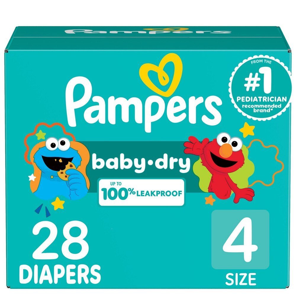 # PAMPERS DIAPERS SIZE 4 4/28