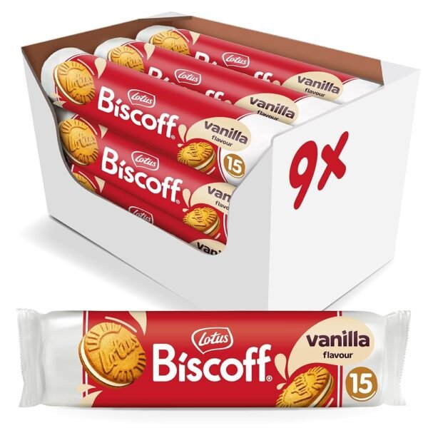 BISCOFF VANILLA  150 G  9 CT