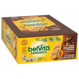 BELVITA, DARK CHOCOLATE CREME 8 CT