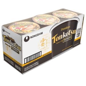 NONGSHIM PREMIUM TONKOTSU KUROMAYU NOODLE SOUP 6 CT