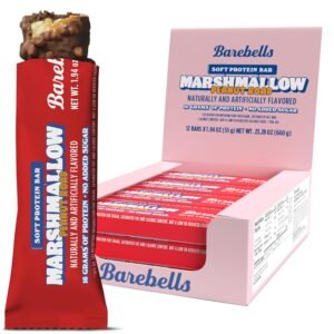 BAREBELLS PROTEIN BARS MARSHMALLOW PEANUT ROAD  12 CT