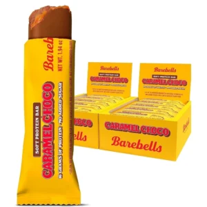 BAREBELLS SOFT PROTEIN BARS CARAMEL CHOCO 12 CT