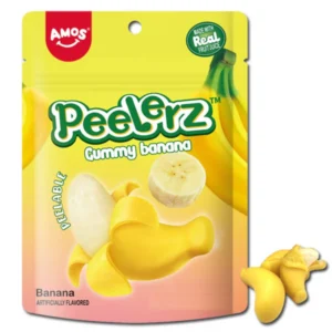 AMOS PEELERZ GUMMY BANANA 6 OZ X12 CT