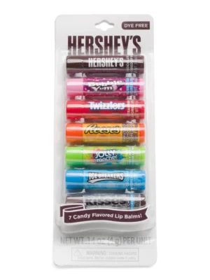 HERSHEY'S LIP BALM 8 FLAVOR 1 OZ X 24 CT