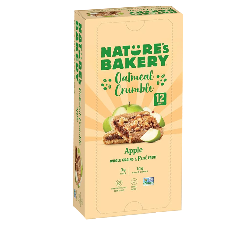 NATURE'S BAKERY, FIG BAR, OATMEAL CRUMBLE 12 CT
