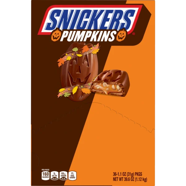 SNICKERS HALLOWEEN PUMPKINS SHARE SIZE 2.2 OZ X 24 CT