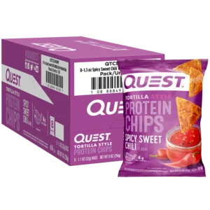 QUEST CHIPS SPICY SWEET CHILI 1.1 OZ X 8 CT