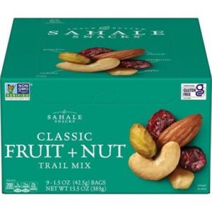 SAHALE SNACKS FRUIT & NUT  1.5 OZ X 9 CT