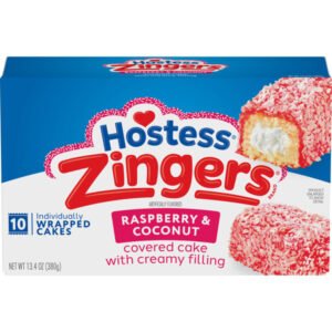 HOSTESS SINGLE SERVE, ZINGERS RASPBERRY 6 CT